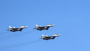 Polskie siły zbrojne poderwały myśliwce w związku z nocnym atakiem Rosji na Ukrainę; zdj. ilustracyjne