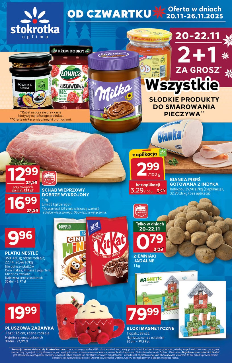 Gazetka promocyjna Stokrotka Optima - wygasła 9 dni temu