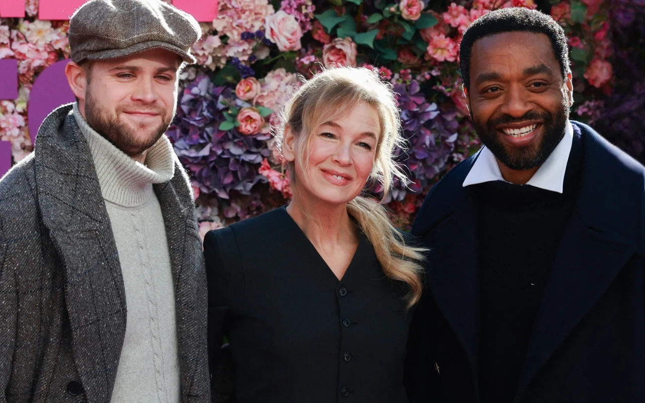 Rene Zellweger i aktorzy z 4 części filmu "Bridget Jones"