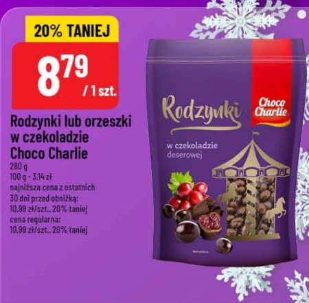 Кишмиш в шоколаді Choco Charlie