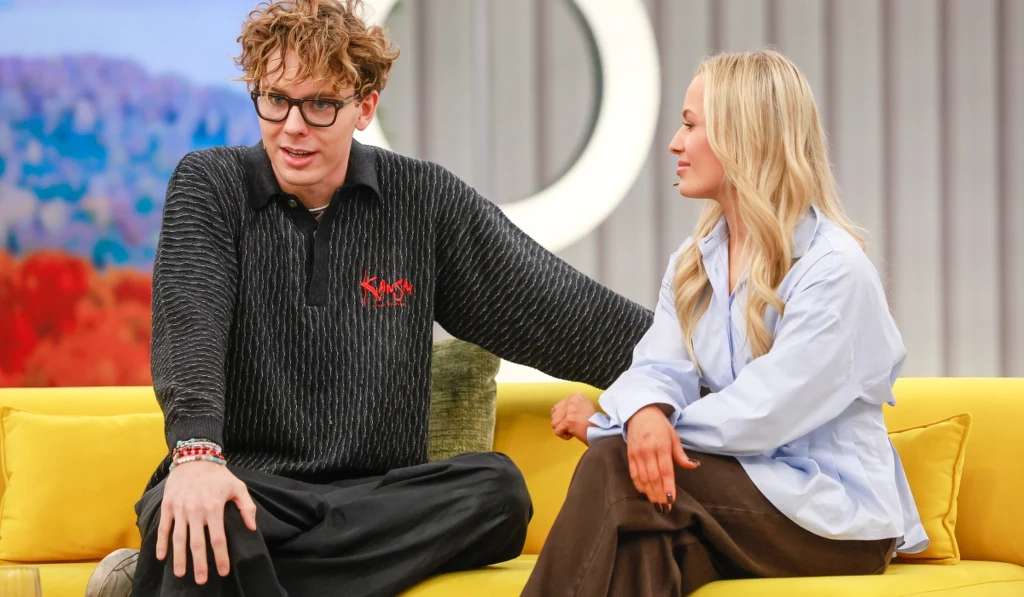 Mikołaj "Bagi" Bagiński i Magdalena Tarnowska w "halo tu polsat"