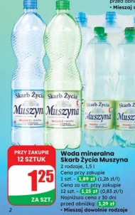 Woda mineralna Muszyna