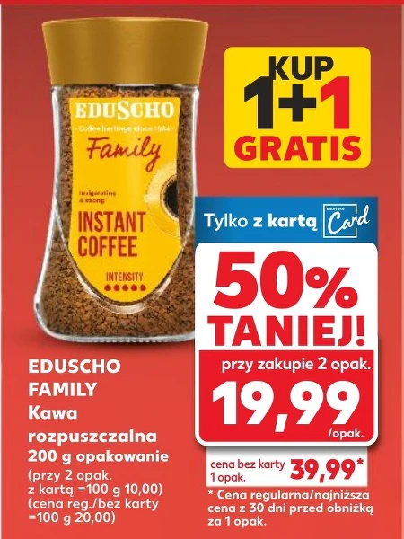 Kawa rozpuszczalna Eduscho