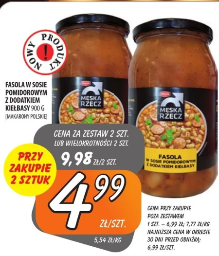 Fasola w sosie Męska rzecz