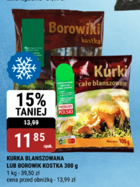 Kurka blanszowana Polski