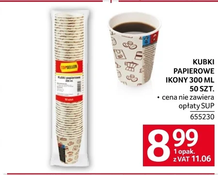Kubki papierowe TOPSELLER