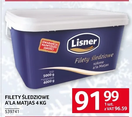 Filety śledziowe Lisner