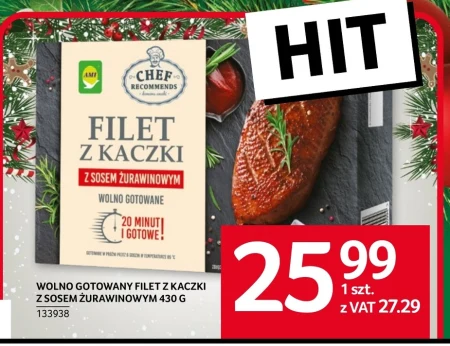 Filet z kaczki Wolno Gotowane