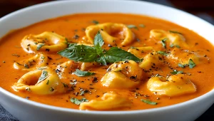 Zupa jak danie główne. Szybka, kremowa, z kurczakiem i tortellini, według Karoliny Stolarskiej-Bigos