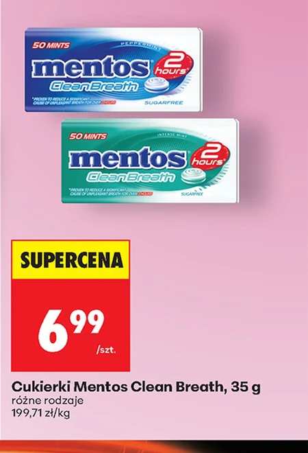 Cukierki Mentos