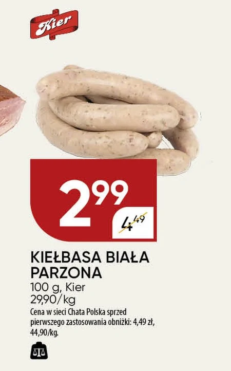 Kiełbasa biała Kier