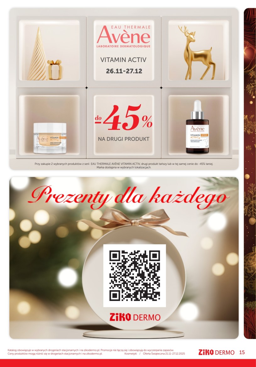 Gazetka: Prezenty dla każdego - Ziko Dermo - strona 15