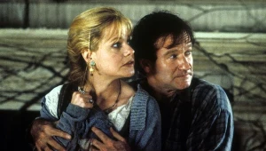 Bonnie Hunt i Robin Williams w filmie "Jumanji" z 1995 roku