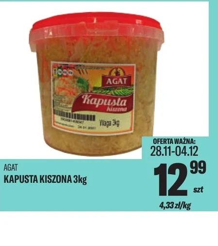 Kapusta kiszona Agat