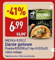 Danie gotowe Męska rzecz