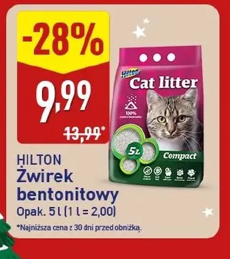 Żwirek bentonitowy Hilton