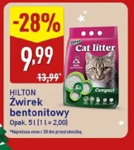 Żwirek bentonitowy Hilton