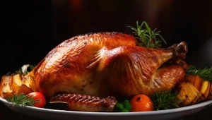 Soczysty indyk z farszem i sosem gravy - eleganckie danie na święta i wyjątkowe okazje od Mateusza Gesslera