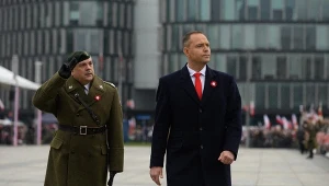 Od lewej: szef Sztabu Generalnego Wojska Polskiego gen. Wiesław Kukuła i prezydent Polski Karol Nawrocki