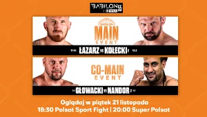 Łazarz vs Kołecki wśród 12 walk Babilon MMA 55 w kanałach Telewizji Polsat