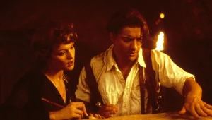 Rachel Weisz i Brendan Fraser w filmie "Mumia"