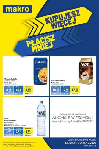 Gazetka promocyjna Makro Cash&Carry, ważna od 25.11.2025 do 24.12.2025.