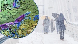 W Małopolsce i na Podkarpaciu pojawiły się śnieżyce. Nawet na niżej położonych terenach może spaść kilkadziesiąt centymetrów białego puchu. Zdjęcie w tle ilustracyjne