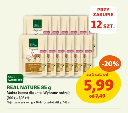 Mokra karma dla kota Real Nature