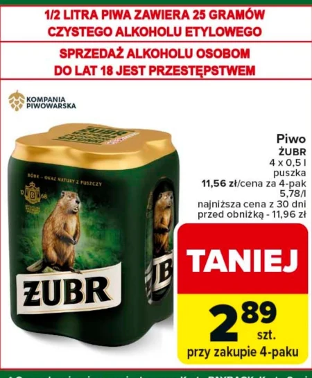 Piwo Żubr