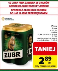 Пиво Żubr