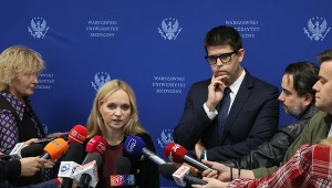 Minister zdrowia Jolanta Sobierańska-Grenda i prezes Naczelnej Rady Lekarskiej Łukasz Jankowski