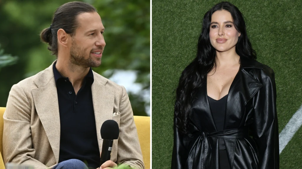 Grzegorz Krychowiak i Celia Jaunat Grzegorz Krychowiak i Celia Jaunat