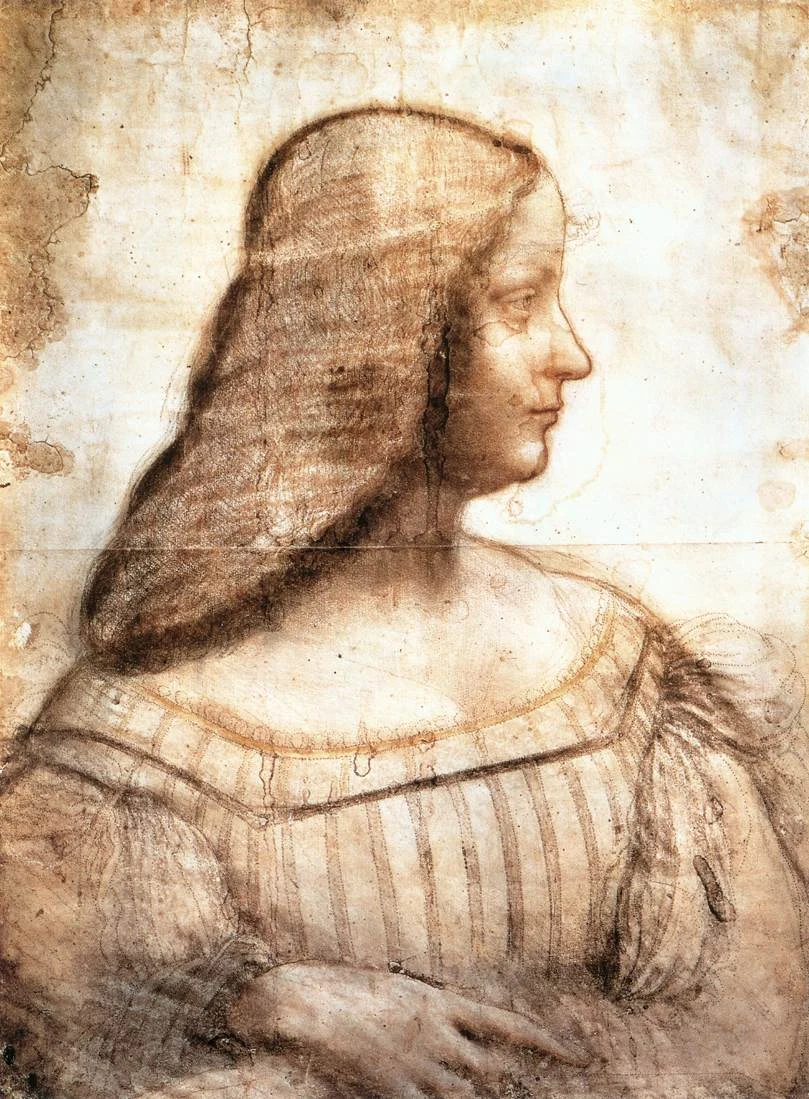 "Portret Isabelli d'Este" "Portret Isabelli d'Este"