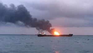 Pożar tankowca floty cieni u wybrzeży Władywostoku. Cios dla Rosji