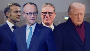 Europejscy liderzy chcą zmian w planie pokojowym Donalda Trumpa