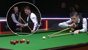 Michał Szubarczyk i Jimmy White. Najmłodszy zawodnik w World Snooker Tour kontra legenda w UK Championship