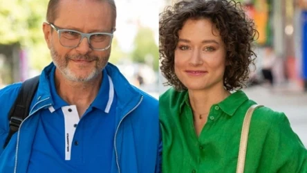 Artur Żmijewski z córką Ewą