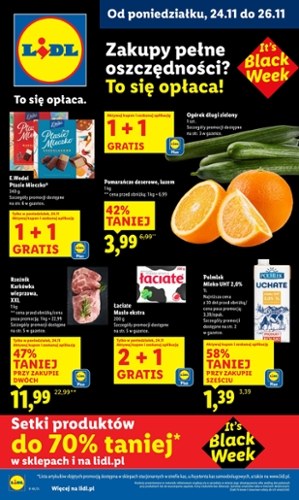 Gazetka promocyjna Lidl, ważna od 24.11.2025 do 26.11.2025.