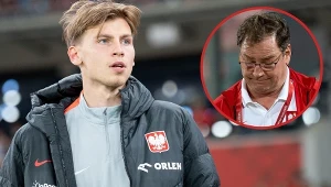 Selekcjoner Jan Urban (na małym zdj.) z pewnością nie będzie zbudowany ostatnim występem ligowym Jana Ziółkowskiego