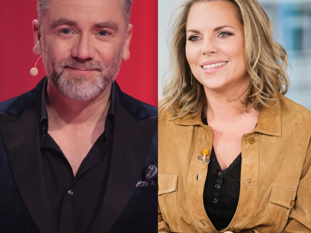 Kuba Badach, Aleksandra Kwaśniewska Dwie osoby w średnim wieku, mężczyzna z siwą brodą i uśmiechnięta kobieta z jasnymi włosami, elegancko ubrane i patrzące w stronę obiektywu; tło neutralne, nieodciągające uwagi od portretów.