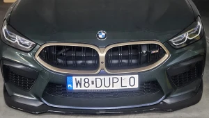 BMW M8 Competition z ciekawą historią wystawione na aukcję. | Fot. Pierwszy Urząd Skarbowy w Radomiu 