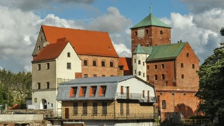 Zamek Książąt Pomorskich w Darłowie jest jedyną taką twierdzą w Polsce