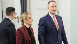 Karol Nawrocki z żoną Martą w Pałacu Prezydenckim