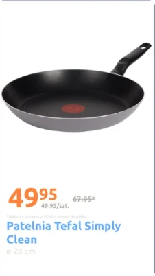 Action – tylko do 25.11! Patelnia Tefal Simply Clean za 49,95 zł