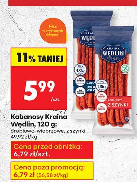 Kabanosy Kraina Wędlin