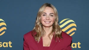 Małgorzata Socha w modnym, brązowym futerku. Atak zimy jej nie straszny 