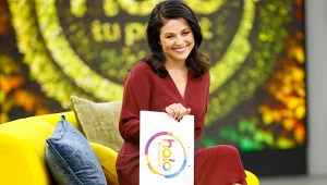 Katarzyna Cichopek w bluzce idealnej na święta