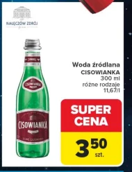 Woda źródlana Cisowianka