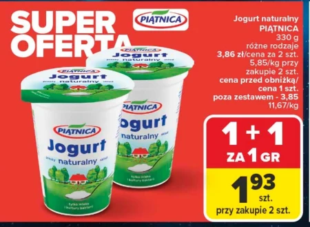 Натуральний йогурт Piątnica