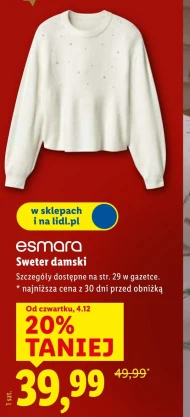 Sweter damski Esmara
